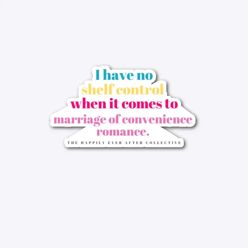 No Shelf Control Marriage Of Convenience